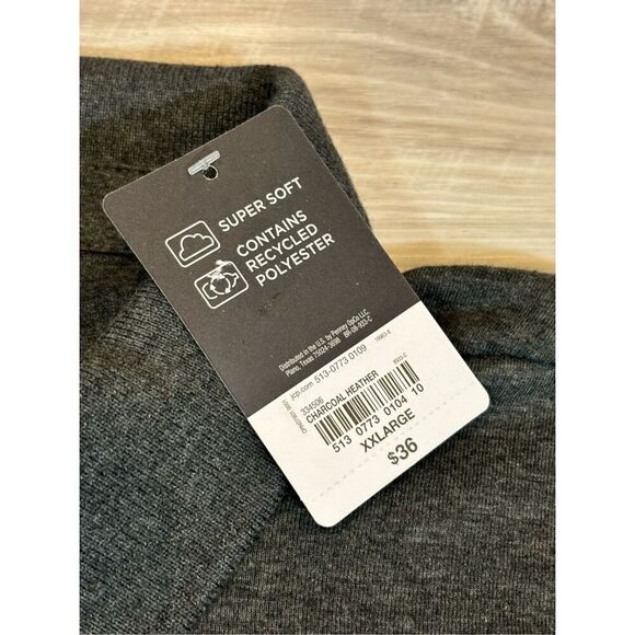 St. John’s Bay big and tall, gray polo long sleeve shirt size 2X - Picture 5 of 8